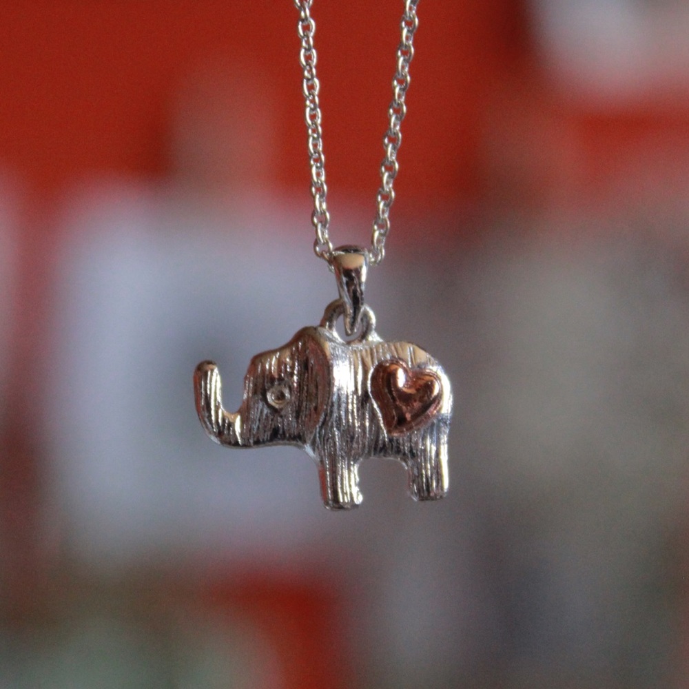NWT Fuego Elephant Earring and Necklace Set 🐘